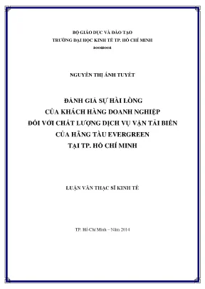 Đánh Giá Sự Hài Lòng Của Khách Hàng Doanh Nghiệp Về Dịch