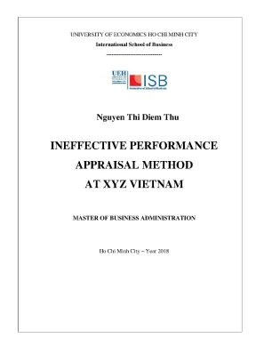 Phân Tích Phương Pháp Đánh Giá Hiệu Suất Không Hiệu Quả