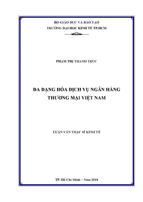 Đa Dạng Hóa Dịch Vụ Ngân Hàng Thương Mại Tại Việt Nam