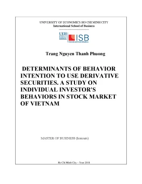 Yếu tố ảnh hưởng đến ý định sử dụng chứng khoán phái