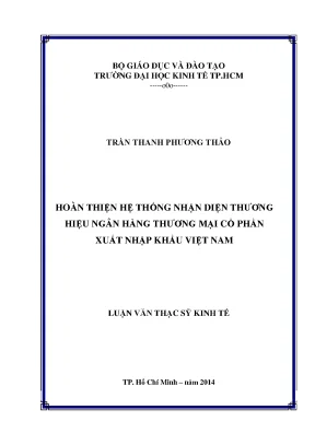 Luận văn: Hoàn thiện nhận diện thương hiệu Eximbank