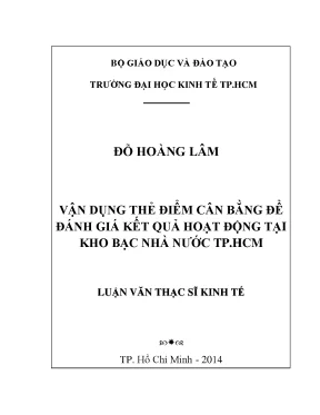 Đánh Giá Hiệu Quả Hoạt Động Tại Kho Bạc Nhà Nước TP.HCM