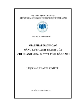 Giải pháp nâng cao năng lực cạnh tranh cho Agribank Đồng Nai