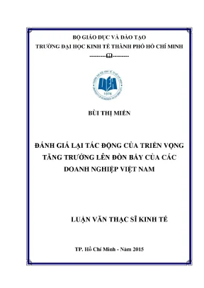 Đánh Giá Tác Động Của Triển Vọng Tăng Trưởng Đến Đòn Bẩy