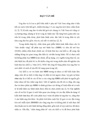 Nghiên cứu phân loại phân tử ung thư vú bằng hóa mô miễn