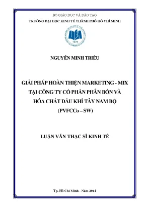 Giải pháp hoàn thiện marketing mix tại PVFCCo