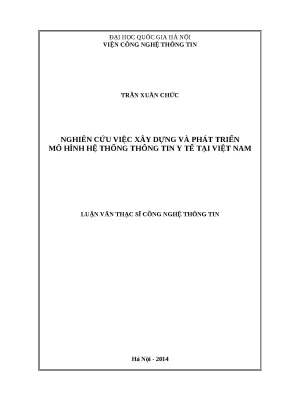 Nghiên cứu phát triển hệ thống thông tin y tế tại Việt Nam