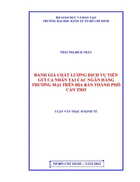 Đánh Giá Chất Lượng Dịch Vụ Tiền Gửi Cá Nhân Tại Ngân