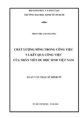 Chất lượng sống trong công việc và kết quả công việc của