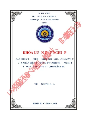 Nhân Tố Ảnh Hưởng Đến Động Lực Làm Việc Tại Công Ty TNHH