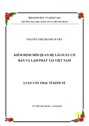 Nghiên cứu mối quan hệ giữa lãi suất cơ bản và lạm phát