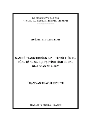 Tăng Trưởng Kinh Tế và Công Bằng Xã Hội Tại Bình Dương