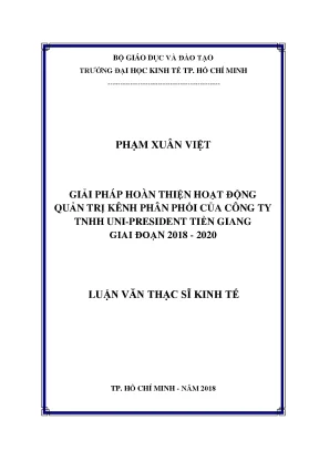 Giải pháp tối ưu quản trị kênh phân phối của