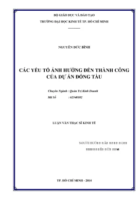 Các yếu tố quyết định thành công trong dự án đóng tàu