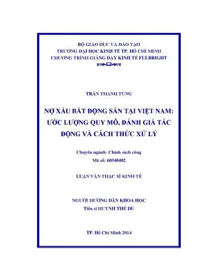 Nợ xấu BĐS Việt Nam: Quy mô, tác động & cách xử lý