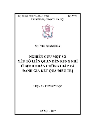 Nghiên cứu rung nhĩ ở bệnh nhân cường giáp và hiệu quả 