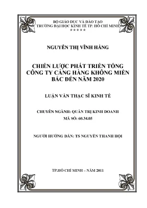 Chiến Lược Phát Triển Tổng Công Ty Cảng Hàng Không Miền