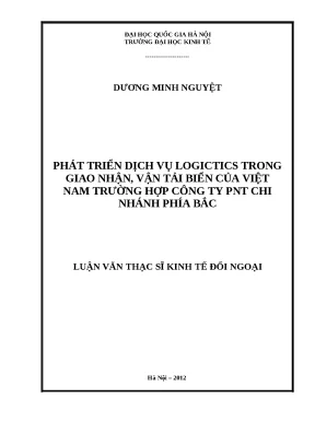 Phát Triển Dịch Vụ Logistics Trong Giao Nhận Vận Tải