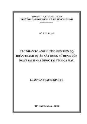 Những yếu tố ảnh hưởng đến tiến độ dự án xây dựng tại Cà Mau