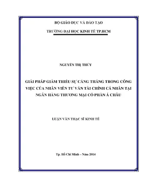 Giải pháp giảm căng thẳng cho nhân viên tư vấn tài chính