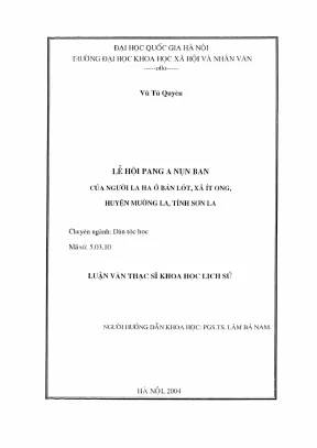 Khám Phá Lễ Hội Pang A Nụn Ban Của Người La Ha Tại Bản