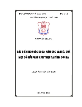 Ngộ độc nấm độc: Đặc điểm và giải pháp can thiệp tại Sơn La