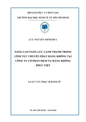 Nâng Cao Năng Lực Cạnh Tranh Trong Ngành Chuyển Phát