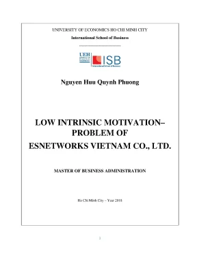 Giải Quyết Vấn Đề Động Lực Nội Tại Thấp Tại Công Ty