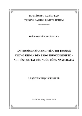 Ảnh hưởng của cung tiền và thị trường chứng khoán đến