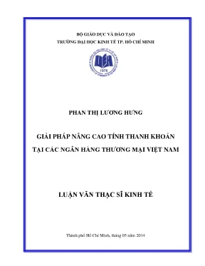 Giải pháp nâng cao tính thanh khoản cho ngân hàng thương