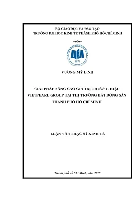 Giải pháp nâng cao giá trị thương hiệu Vietpearl Group