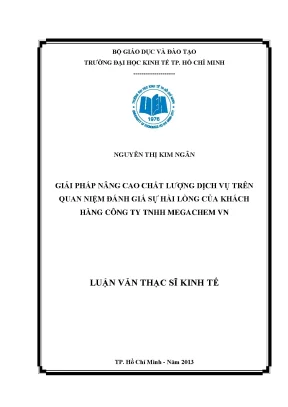Luận văn: Chất lượng dịch vụ & sự hài lòng tại Megachem VN
