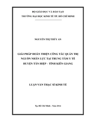 Giải pháp nâng cao quản trị nguồn nhân lực tại Trung tâm