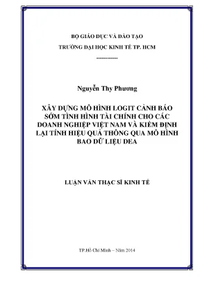 Mô Hình Logit Cảnh Báo Tài Chính Cho Doanh Nghiệp Việt Nam