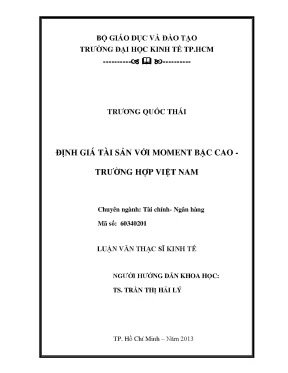 Định Giá Tài Sản Tại Việt Nam Với Moment Bậc Cao