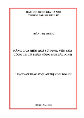 Nâng cao hiệu quả kinh doanh tại Công ty Cổ phần Xi măng