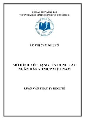 Mô hình xếp hạng tín dụng ngân hàng TMCP Việt Nam