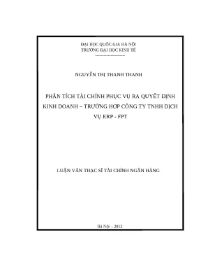 Phân Tích Tài Chính Hỗ Trợ Quyết Định Kinh Doanh Tại