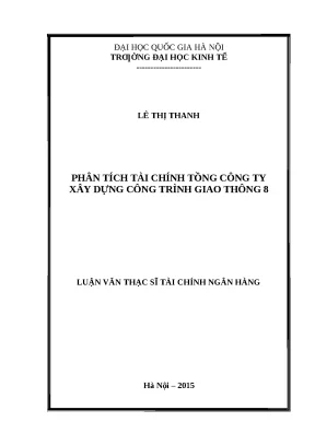 Phân Tích Tài Chính Tổng Công Ty Xây Dựng Công Trình
