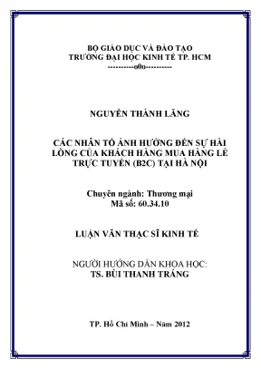 Những Nhân Tố Ảnh Hưởng Đến Sự Hài Lòng Của Khách Hàng