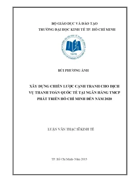 Luận văn: Chiến lược cạnh tranh TTQT tại HDBank
