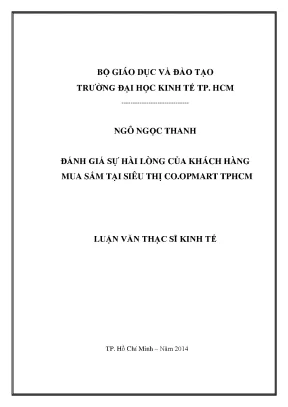 Đánh Giá Sự Hài Lòng Của Khách Hàng Tại Siêu Thị
