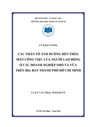 Những Nhân Tố Ảnh Hưởng Đến Sự Thỏa Mãn Công Việc Của