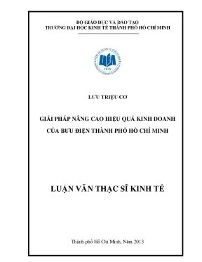 Giải Pháp Nâng Cao Hiệu Quả Kinh Doanh Bưu Điện TP.HCM
