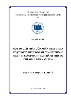 Giải pháp phát triển kinh doanh siêu thị Co.opmart tại