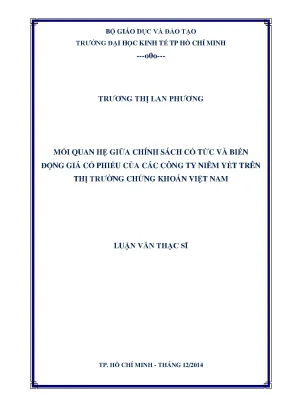 Mối Quan Hệ Giữa Chính Sách Cổ Tức và Biến Động Giá Cổ