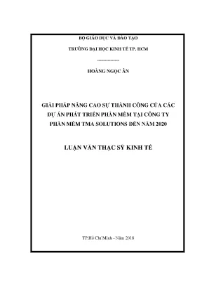 Giải pháp nâng cao thành công cho dự án phát triển phần