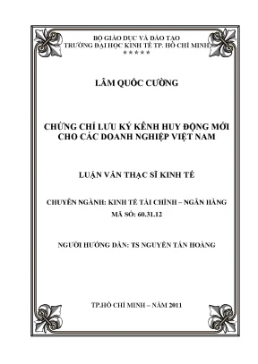 Chứng chỉ lưu ký: Kênh huy động vốn cho doanh nghiệp VN