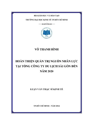 Hoàn thiện quản trị nguồn nhân lực tại công ty du lịch