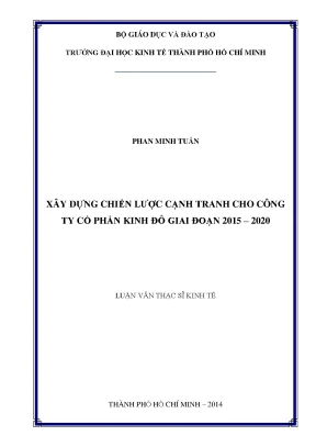 Chiến Lược Cạnh Tranh Công Ty Kinh Đô Giai Đoạn 2015-2020